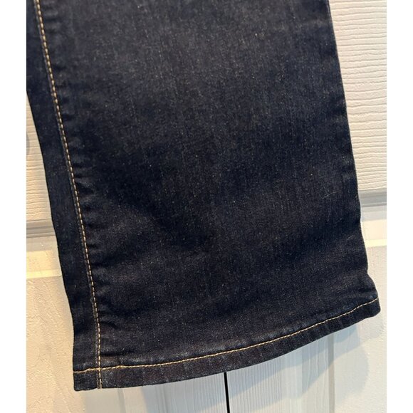 Vintage Calvin Klein Denim Blue Jeans size 4 Flare leg, Cotton Blend dark wash - Picture 4 of 6